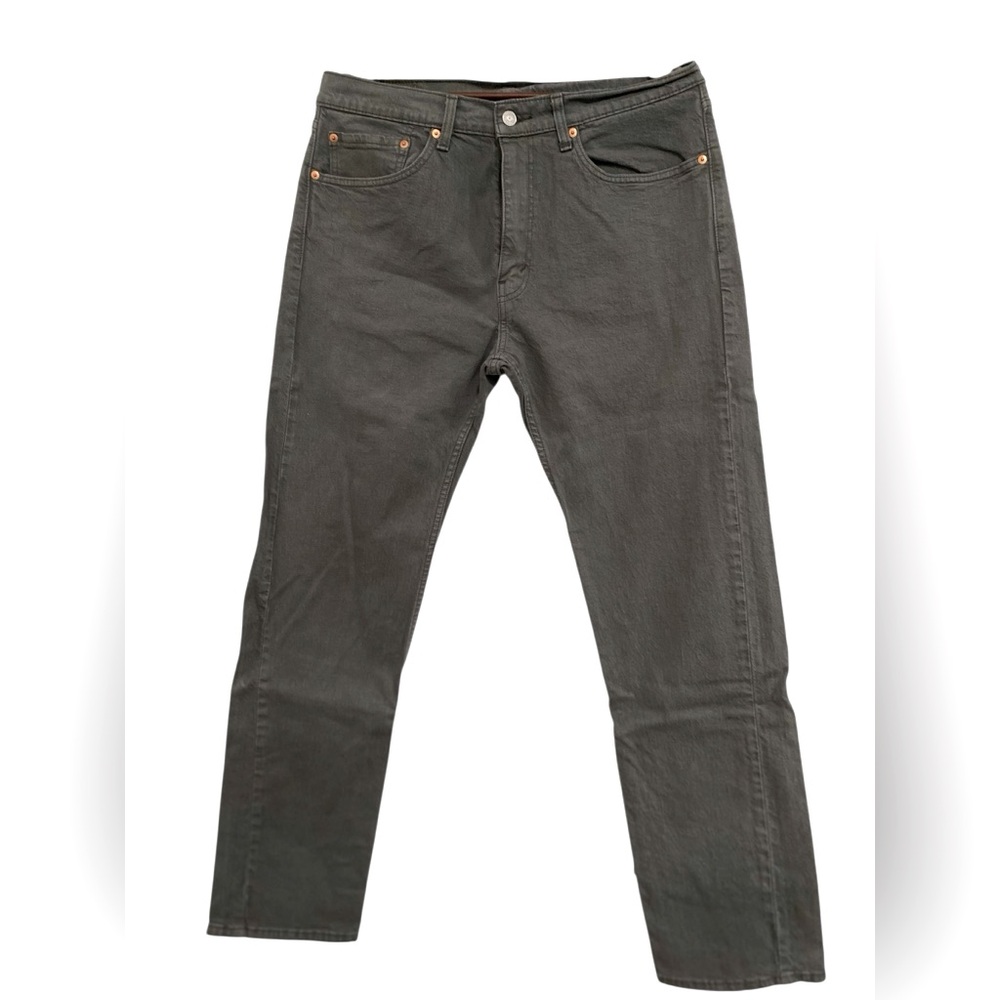 Levi’s  Gray Straight-Leg Jeans 505